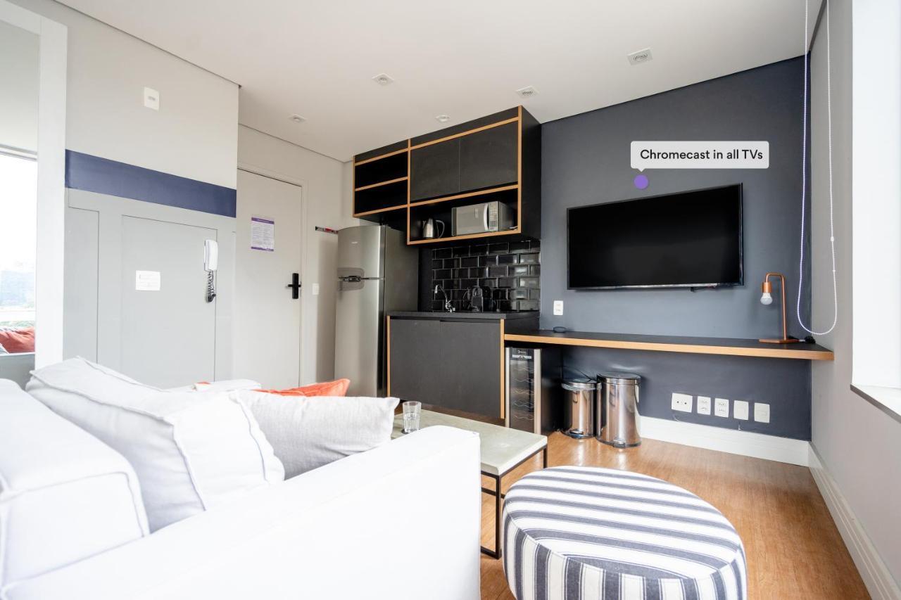 Ap Com Academia, Piscina E Sauna No Predio, Proximo A Faria Lima - Vila Olimpia Apartment São Paulo Ngoại thất bức ảnh