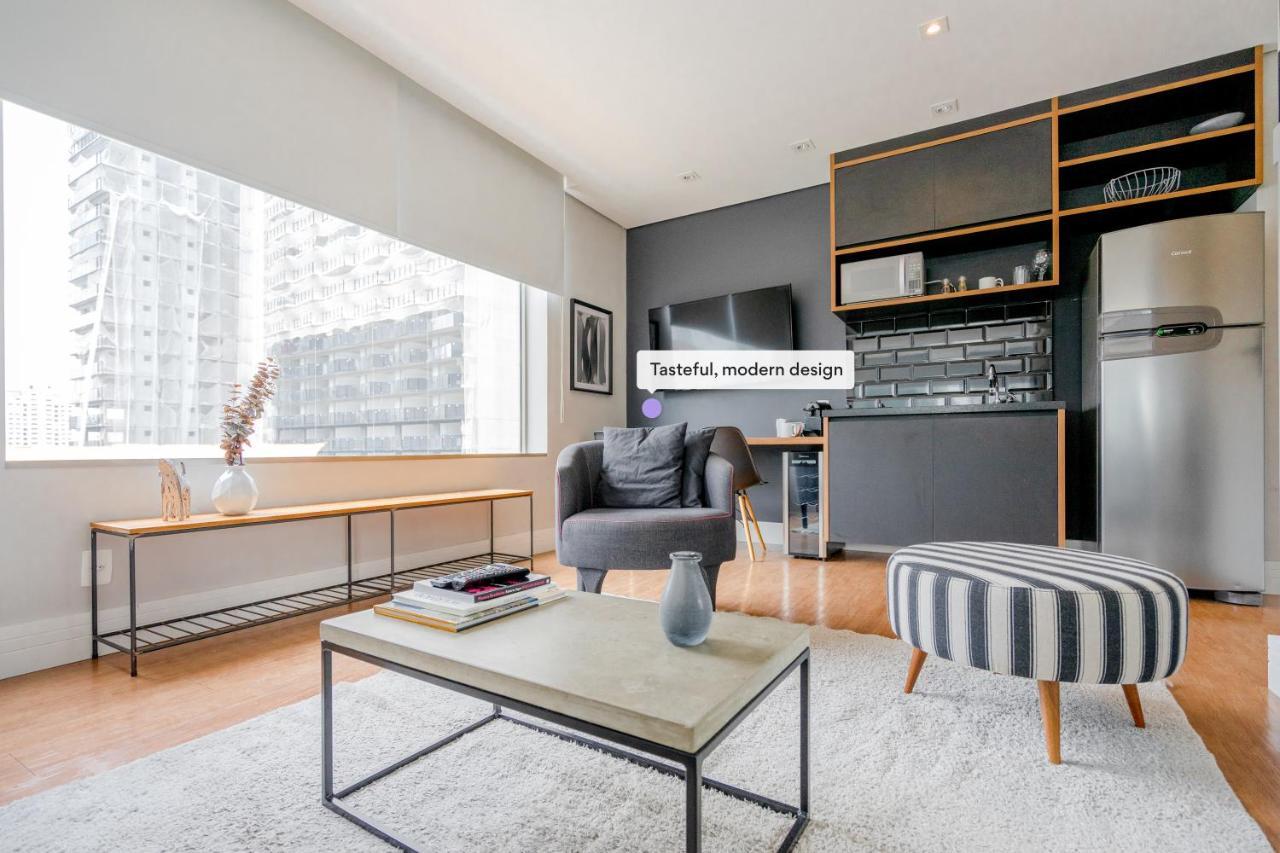 Ap Com Academia, Piscina E Sauna No Predio, Proximo A Faria Lima - Vila Olimpia Apartment São Paulo Ngoại thất bức ảnh